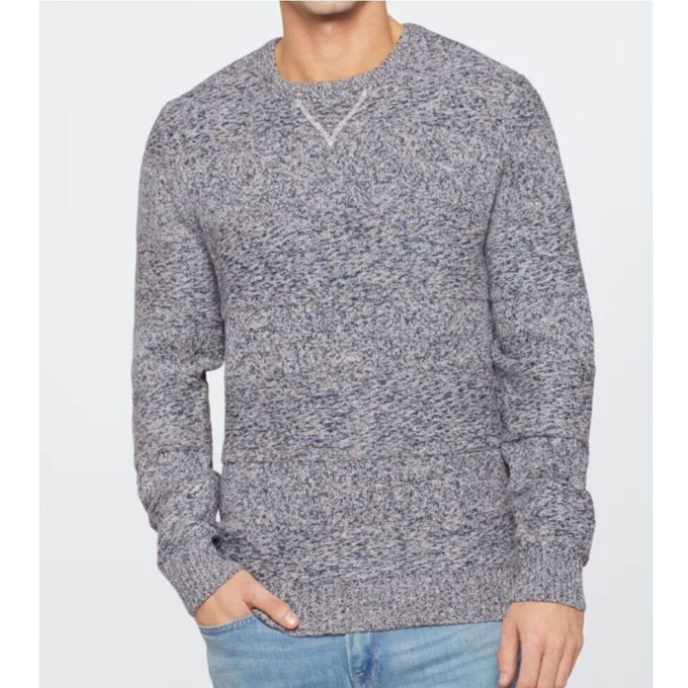 Even Tide Shaun Mixed‎ Rope Yarn Stripe Crewneck Sweater Teal Green XXL Nwt